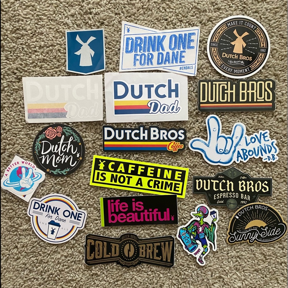 Dutch Bro’s sticker bundle